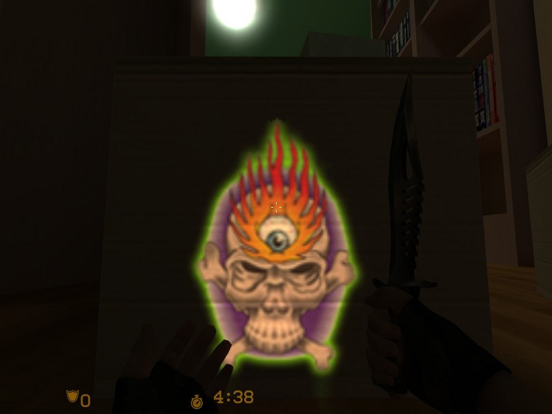 Skull Flame 01 (green glow)