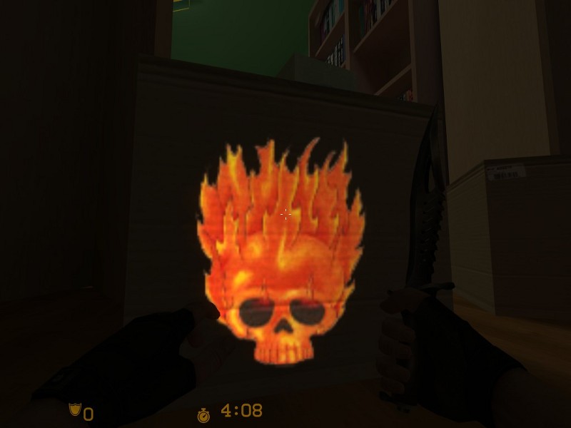 Flamming Skull