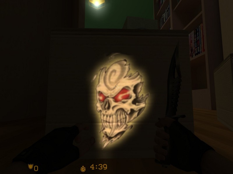 Skull Tearing Through (Glow)