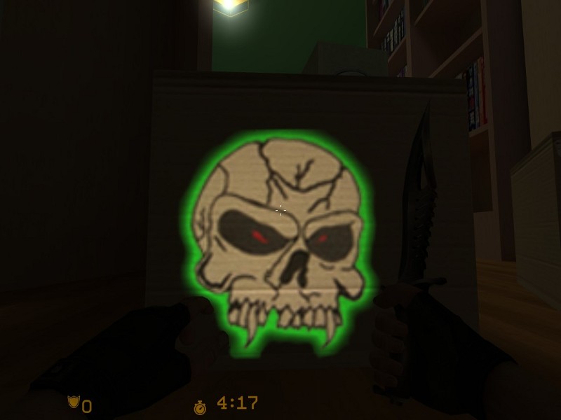 Glaring Skull (green glow)