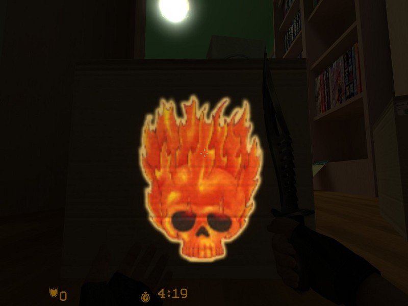 Flamming Skull (Glow)