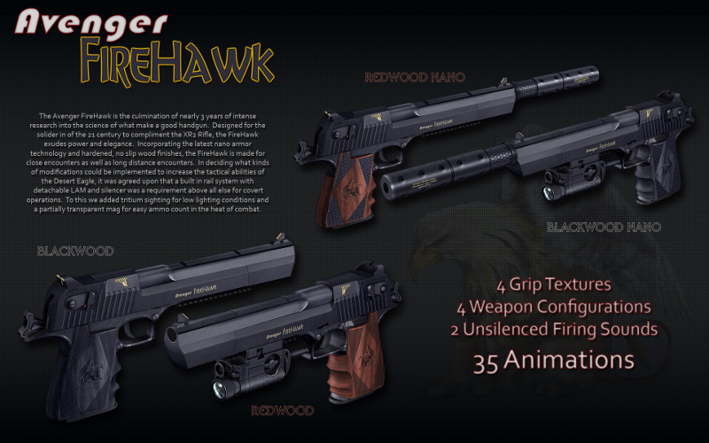 Avenger FireHawk Deagle pack