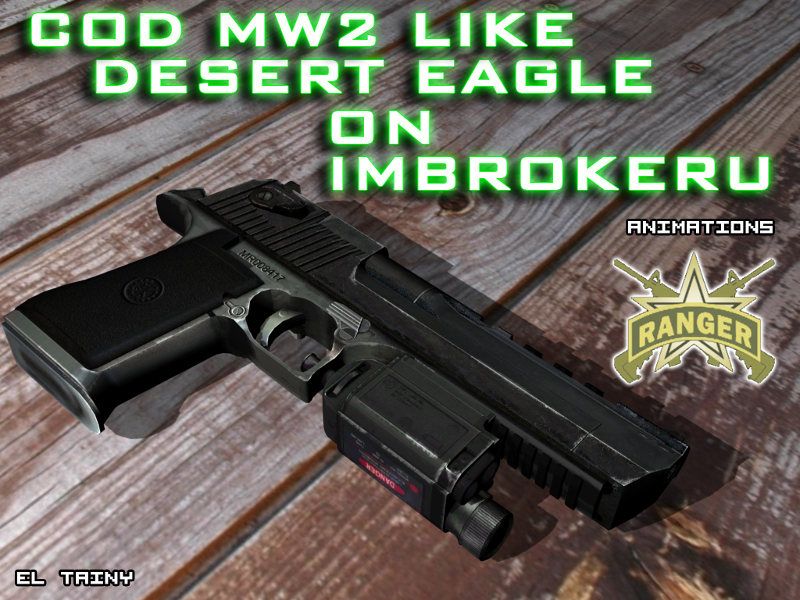 MW2 Like Desert Eagle on Imbrokeru Animations for CS 1.6