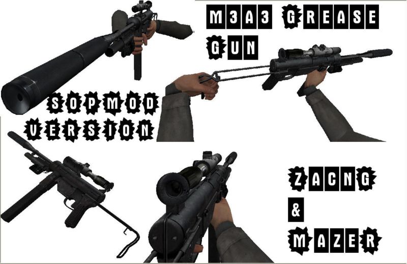 M3A1 Grease Gun SopMod